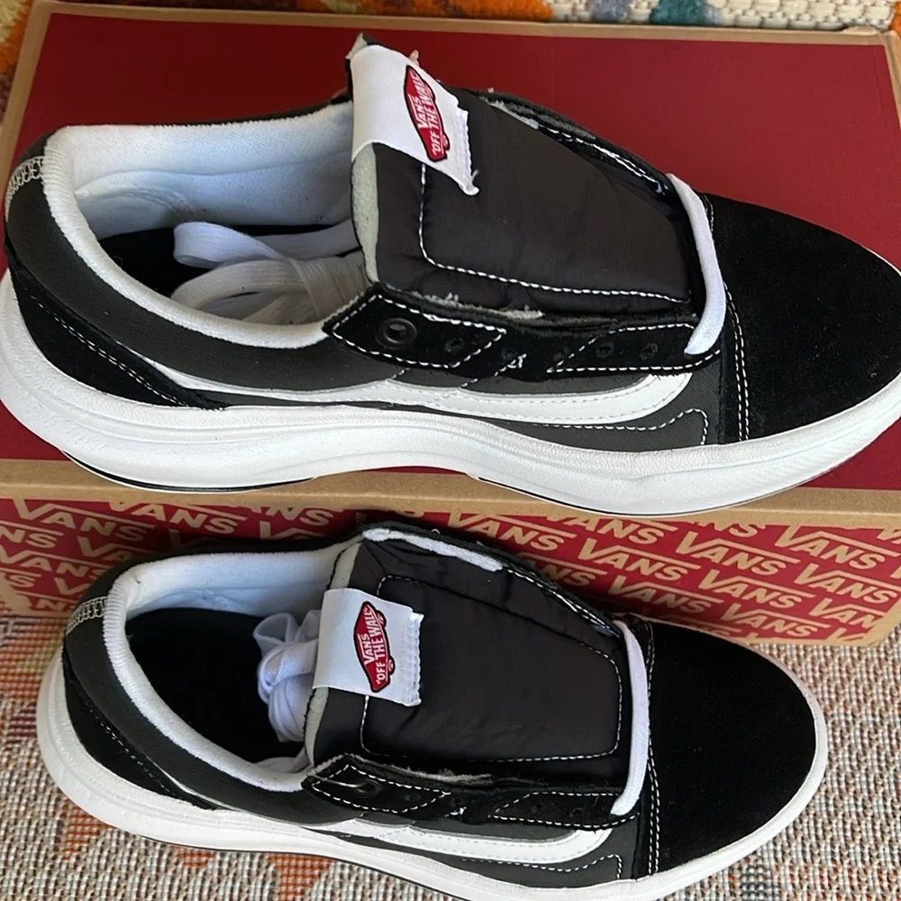 Vans WMNS Oid Skool Over Black/White VN0A7Q5EBA2 Sneakers Platforms